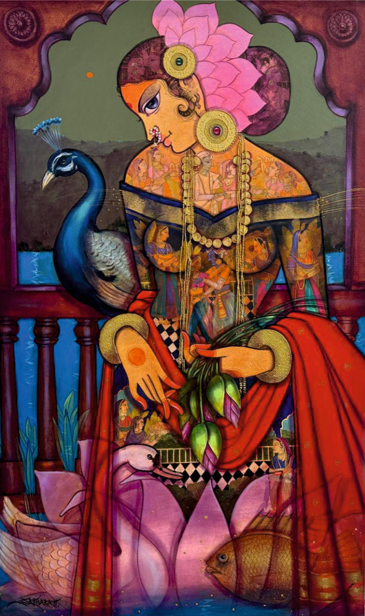 The Most Lovable - 36x60 inches Mixed Media on Canvas