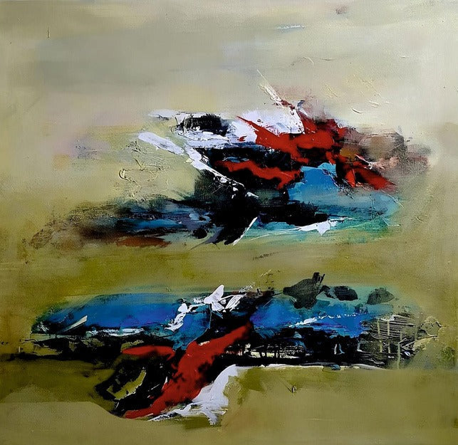 Untitled - 40x40 inches Acrylic on Canvas