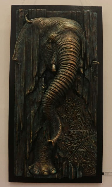Untitled - 51x28x12 inches Fibre Sculpture